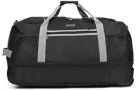Сумка дорожня на колесах TravelZ Wheelbag Doubleloader foldable black 80(95)L (603096)