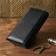 Женский кожаный кошелек для карт купюр и монет ST Leather 22696 Черный