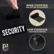 Набор шевронов 2 шт с липучкой Security Охрана 9х25 и 4,5х12,5 см вышитый патч нашивка шеврон