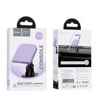 Держатель HOCO Crystal ring magnetic car holder H43 (center console)