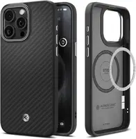 Чехол Spigen для iPhone 15 Pro Max - Enzo Aramid MagSafe, Matte Black (ACS07044)