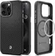 Чехол Spigen для iPhone 15 Pro Max - Enzo Aramid MagSafe, Matte Black (ACS07044)
