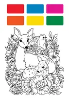Водна розфарбування YES Awesome animals 742844 8 картинок