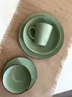 Столовий сервіз Ardesto Bagheria Pastel Green 30 предметів 6 персон