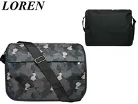 Сумка почтальонка с клапаном Loren SB1NEW8 черная