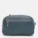 Женская кожаная сумка Borsa Leather K12247n-navy