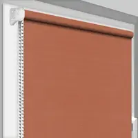 Рулонная штора Rolets Лён 1-2095-2200 220x170 см открытого типа Терракотовая
