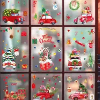 Набір новорічних наклейок на вікно Happy New Year 1 13751 20х30 см 9 аркушів