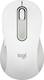 Мышь компьютерная безпроводная Logitech Signature M650 for Business Large Off-White L910-006349 белая