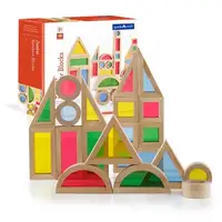 Кубики Guidecraft Block Play Маленькая радуга, 5 см, 40 шт. (G3083)