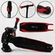 Самокат трехколесный Best Scooter MAXI алюминиевый руль, колеса PU со светом. Red (102924)