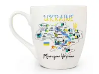 Кружка Kvarta Моя единственная Украина 5044 500 мл белая