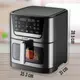 Аэрогриль Аэрофритюрница  MemFlow XXL 8L 1800W