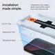 Защитное стекло Spigen для iPhone 17e/ 16e/ 14 / 13 / 13 Pro - EZ FIT GLAS.tR (2 шт), Clear (AGL03385)