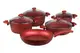 Набор посуды OMS 3002-01-02-Red 9 предметов красный