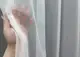 Тюль (3х2,7м.) бамбук с вышивкой и люрексом. Цвет белый с серым. Код 1702т 42-0717