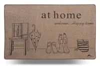 Коврик придверный Dariana Лён At home beige D-5448 45х75 см