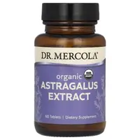 Натуральная добавка Dr. Mercola Organic Astragalus Extract, 60 таблеток