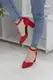 Туфли женские Fashion Fabu 2796 39 размер 25 см Красный