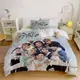 Постельное белье 3D полуторное из микросатина Stray Kids 31412 150х215 см 70х70 см