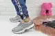 Женские кроссовки Fashion Sleer 1136 40 размер 24,5 см Серебро