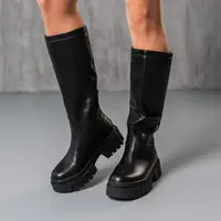 Чоботи жіночі Fashion Alvira 3867 36 розмір 23,5 см Чорний