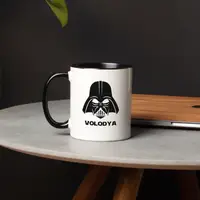 Чашки парні "Star Wars" персоналізовані, Чорний, 330 мл