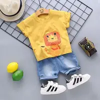 Костюм лето для мальчика Little King желтый 1255 розмір 110