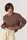 Однотонный базовый лонг oversize – коричневый цвет, ONE SIZE (есть размеры)