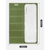 Коврик складной двойной IXPE Naturehike CNK2450WS044, алюминиевая пленка, 200x120х1,8 см, оливковый зеленый