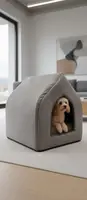 Будиночок для собак і кішок Айсберг коричневий №2 410х520х470, Будка