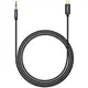 Кабель Baseus USB-C to Mini-jack 3.5 (AUX), 1.2M, Черный (CAM01-01)