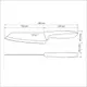 Нож поварской Tramontina Plenus Black 23443/106 15.2 см черный