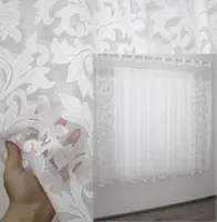 Короткая тюль, высотой 1,6м., жаккард Цвет белый Код 1121т