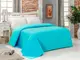 Простынь-пике 160 х 240 см Dama Arya AR-TR1001516-Turquoise