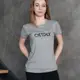 Футболка женская "Суетолог", Серый, XS, русский