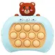 Электронная приставка Pop It консоль Quick Push Puzzle Game Fast 01-06-02(Blue) антистресс