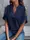 Блуза AO233 Тёмно-синий Oversize XL-3XL