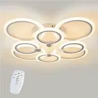 Стельова LED люстра, світлодіодний світильник Sunlight білий 6326/4+4