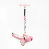 Самокат трехколесный Skyper TY-61-39 колеса PU со светом и музыкой. Pink and White (189288)