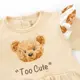 Боди-платье для девочки с крылышками и повязкой с мишкой Girl Bears