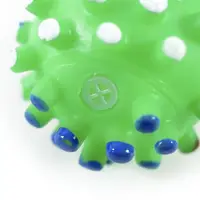 Іграшка для собак Taotaopets 065528 Кістка Green вінілова шипована 11,5 см