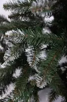 Елка искусственная сосна 130 см зеленая с белыми кончиками