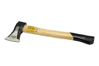 Топор-колун MASTERTOOL, 1000 г, HRC 50, рукоятка из дерева с полимерной защитой, 430 мм. Yellow and Black (05-0131)