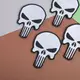 Шеврон на липучке Череп Карателя Punisher Каратель 6,5х9 см вышитый патч нашивка