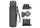 Бутылка для воды EasyFit AquaFlow 600 мл (черная)