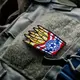 Шеврон нашивка Freedom Fries Patch 5×8 см вышитый патч на липучке