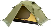 Палатка трехместная Tramp Peak 3 V2 TRT-026-green 360х220х120 см