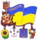 Магніт металевий Козак Мамай з прапором Supermagnit GP-UK-MM-031-2