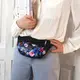 Сумка-бананка Bumbag унисекс на пояс и через плечо Цветы 27x16 см